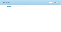 Desktop Screenshot of kabar.ws